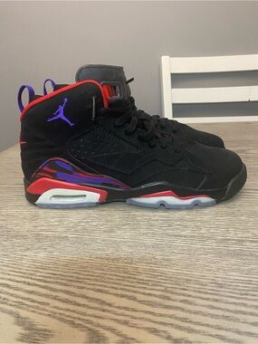 Jordan Kids' High-Top Sneakers - Black/Red/Purple